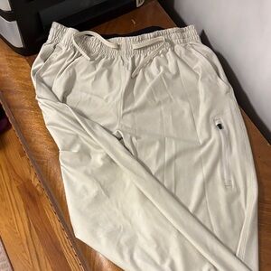 Cream Jogger Pants